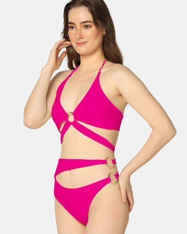 Da Intimo Cut Out-detail Swim Bikini Set - MALL