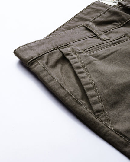 Roadster Men Grey Sustainable Chinos - MALL