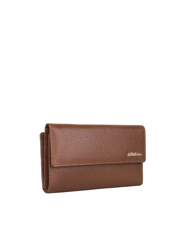 WildHorn Women Textured Leather RFID Envelope - MALL