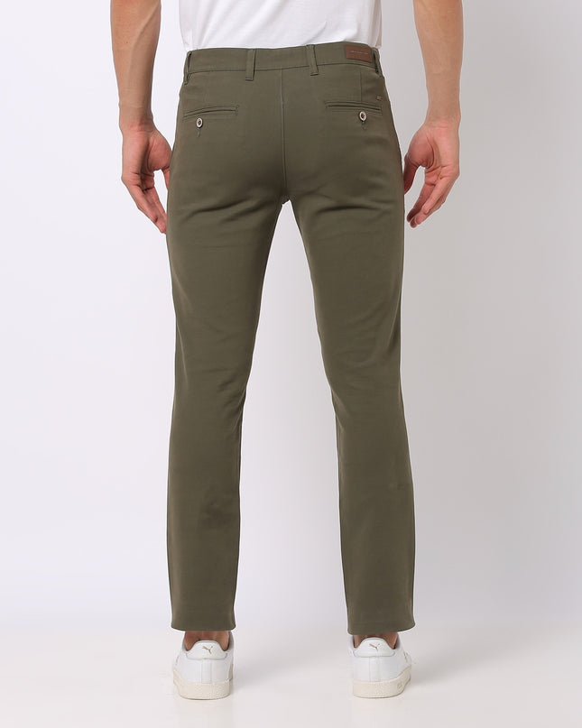 JOHN PLAYERS Men Skinny Fit Flat-Front Chinos - MALL