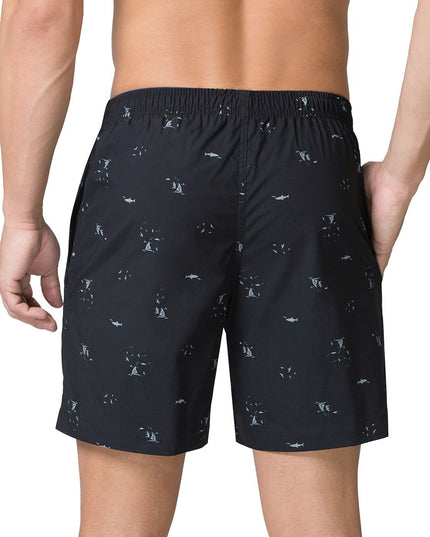 VAN HEUSEN Sport Allover Print & Media Pocket Boxer Shorts - MALL