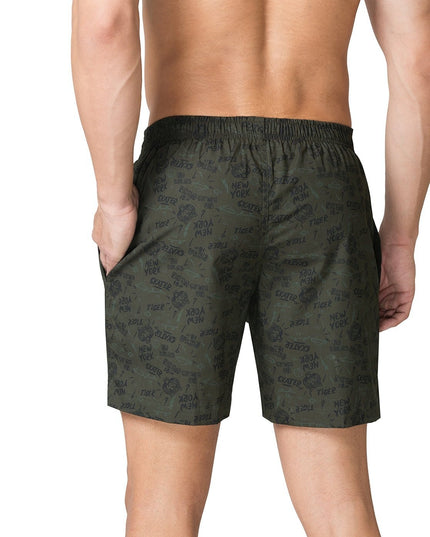 VAN HEUSEN Sport Allover Print & Media Pocket Boxer Shorts - MALL