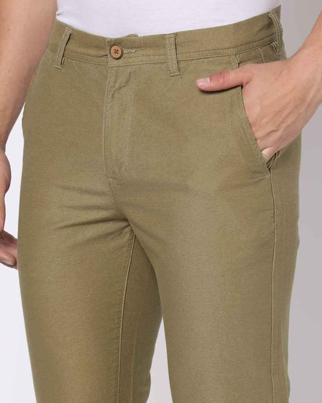 NETPLAY Men Tapered Fit Trousers with Slip Pockets - MALL