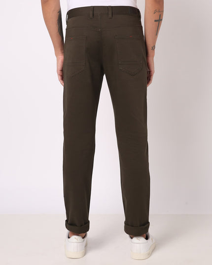 NETPLAY Men Tapered Fit Flat-Front Chinos - MALL