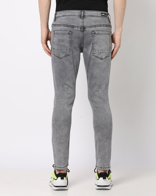 DNMX Mid-Washed Skinny Fit Jeans - MALL