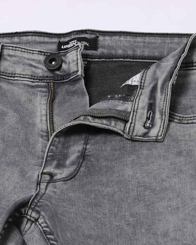 DNMX Mid-Washed Skinny Fit Jeans - MALL