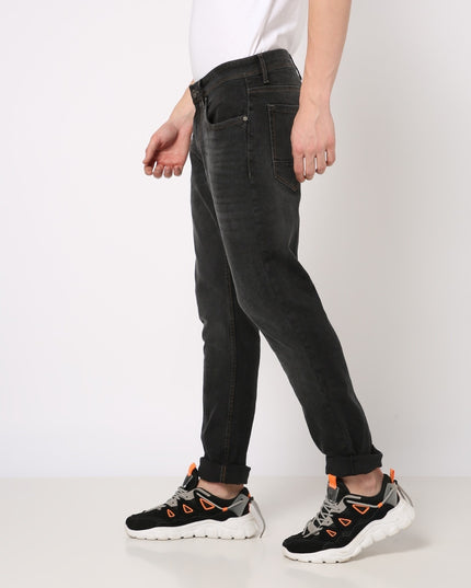 DNMX Lightly Washed Slim Fit Jeans - MALL