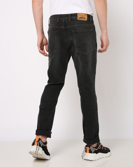 DNMX Lightly Washed Slim Fit Jeans - MALL