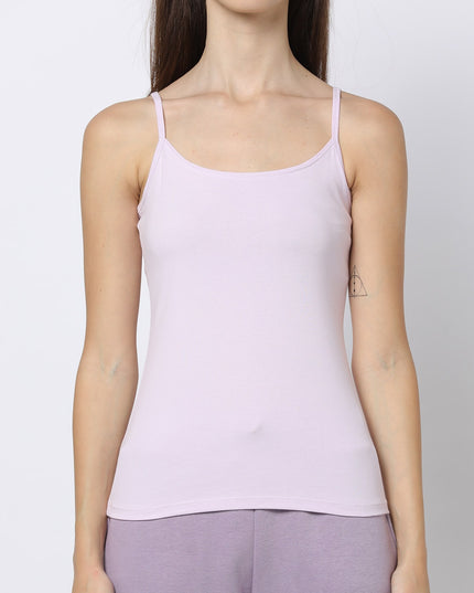 Lavender Navy Camisole with Adjustable Straps - MALL