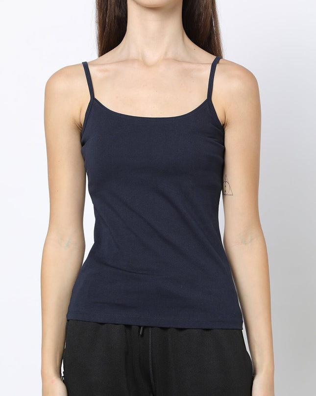 Navy Camisole with Adjustable Straps - MALL