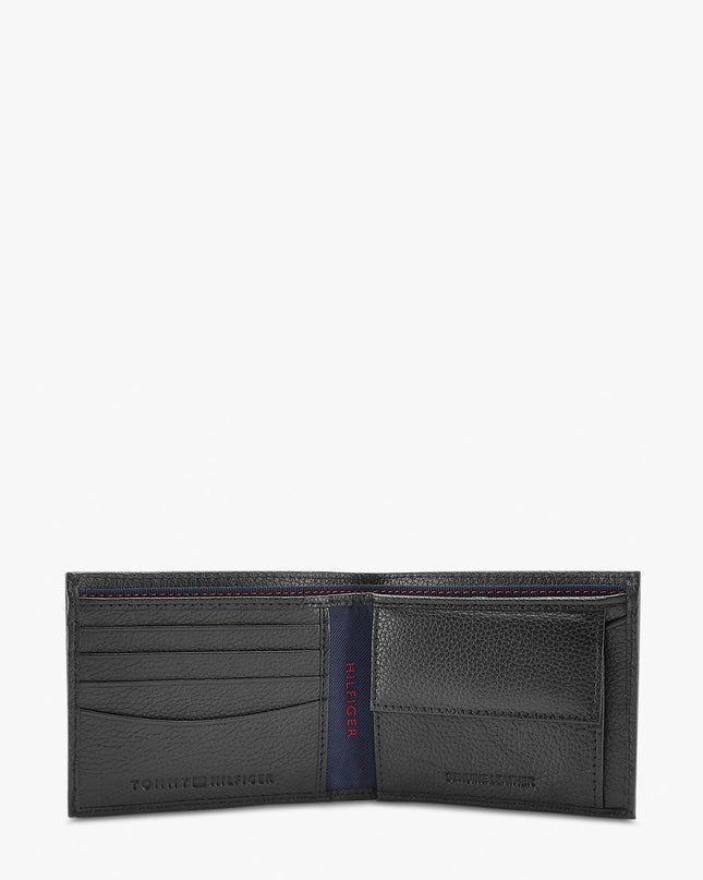 TOMMY HILFIGER Genuine Leather Bi-Fold Wallet Gift Set - MALL