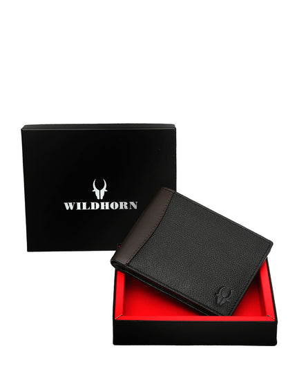 WildHorn Genuine Leather Bi-Fold Wallet - MALL