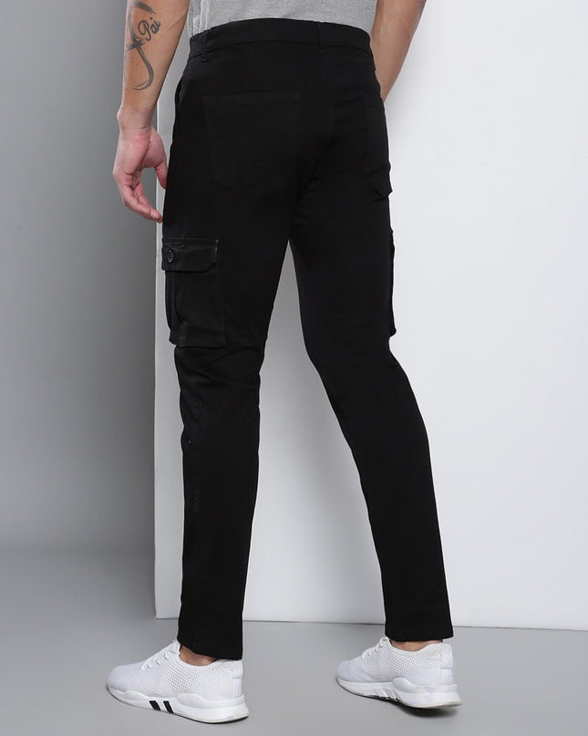 DENNISLINGO PREMIUM ATTIRE Men Flat-Front Tapered Fit Cargo Pants - MALL