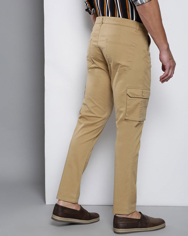 DENNISLINGO PREMIUM ATTIRE Men Flat-Front Tapered Fit Cargo Pants - MALL