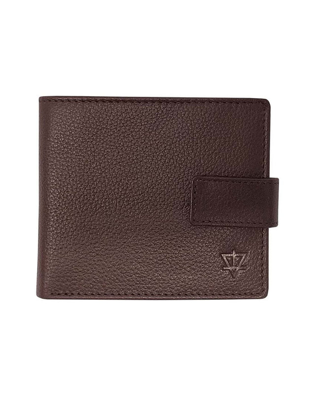 AQUATAN Leather Tri-Fold Wallet - MALL