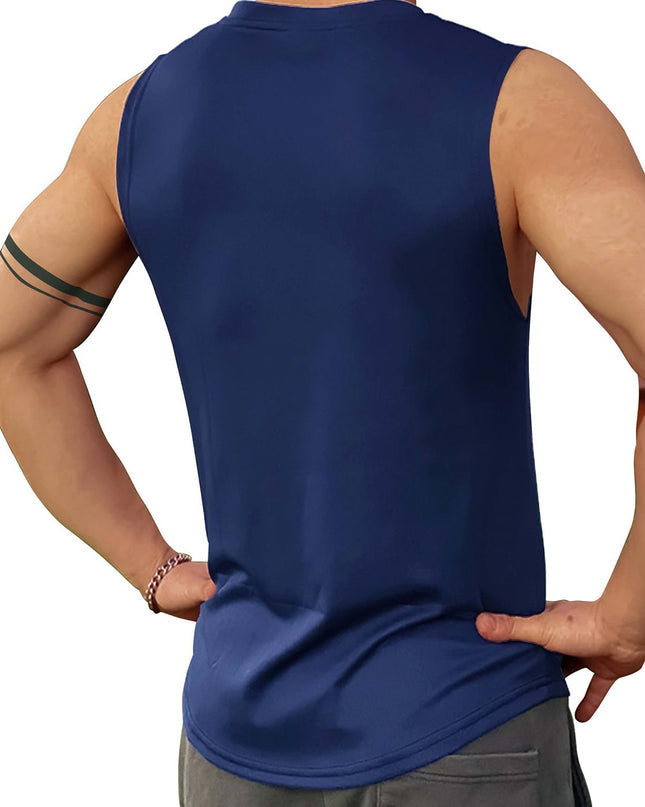 JUMP CUTS Pack of 3 Sleeveless Crew-Neck Vests - MALL