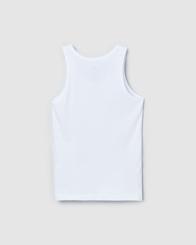 MAX Pack of 2 Round-Neck Cotton Vests - MALL