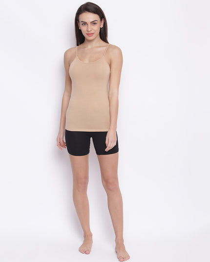 ENAMOR Nude Camisole with Adjustable Spaghetti Straps - MALL