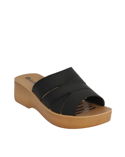 INBLU Slip-On Strappy Sliders - MALL