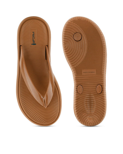 BEONZA Open-Toe Thong-Strap Flip-Flops - MALL