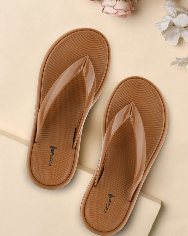 BEONZA Open-Toe Thong-Strap Flip-Flops - MALL