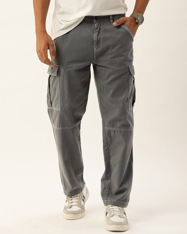 BENE KLEED Straight Fit Flat-Front Cargo Pants - MALL