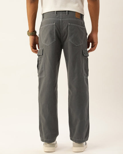 BENE KLEED Straight Fit Flat-Front Cargo Pants - MALL