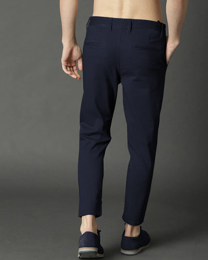 URBAN BUCCACHI Men Slim-Fit Flat-Front Trousers - MALL