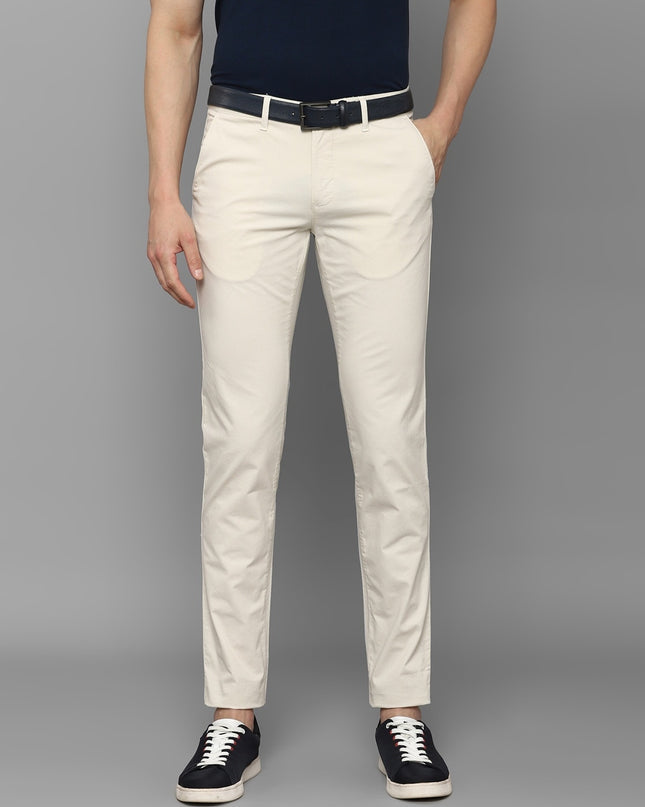 LOUIS PHILIPPE Men Flat-Front Trousers with Insert Pockets - MALL