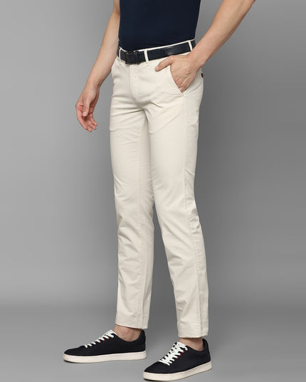 LOUIS PHILIPPE Men Flat-Front Trousers with Insert Pockets - MALL