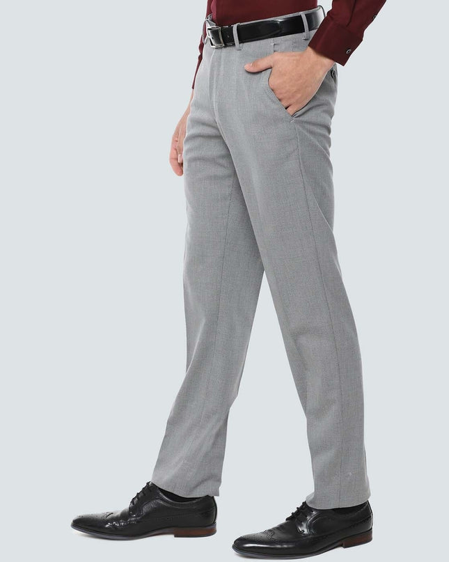 LOUIS PHILIPPE Mid-Rise Flat-Front Trousers - MALL