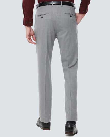 LOUIS PHILIPPE Mid-Rise Flat-Front Trousers - MALL