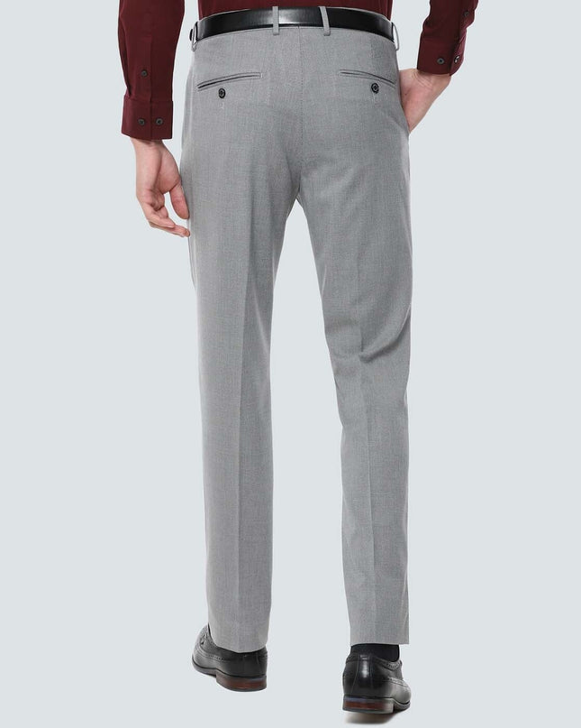 LOUIS PHILIPPE Mid-Rise Flat-Front Trousers - MALL