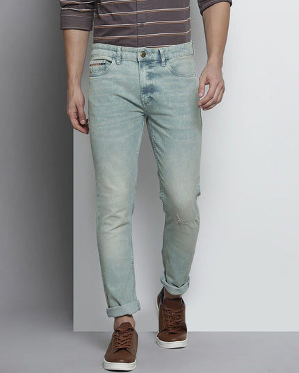 THE INDIAN GARAGE CO Washed Mid-Rise Slim Fit Jeans - MALL