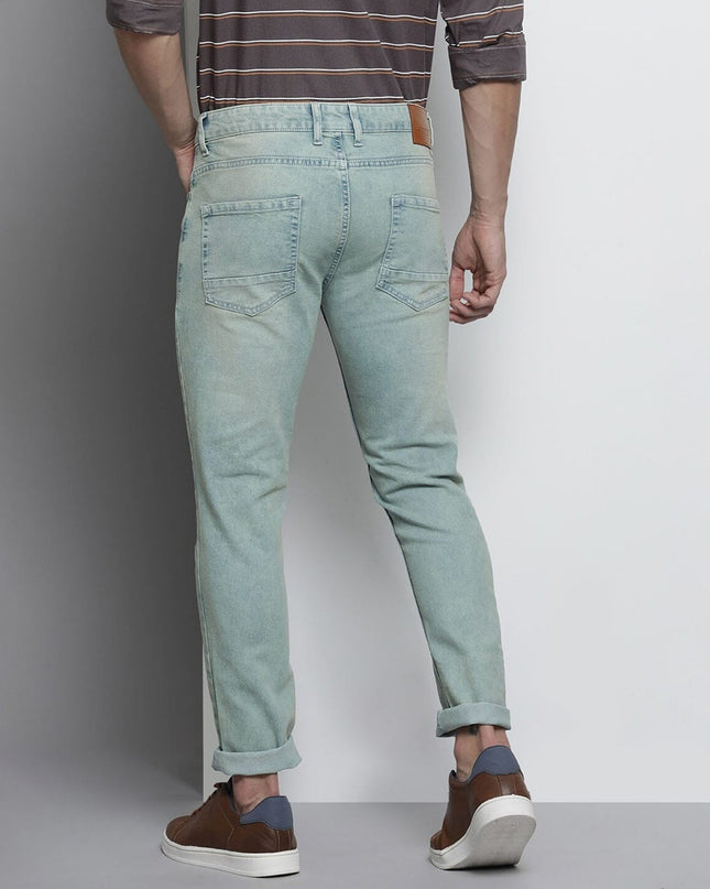 THE INDIAN GARAGE CO Washed Mid-Rise Slim Fit Jeans - MALL