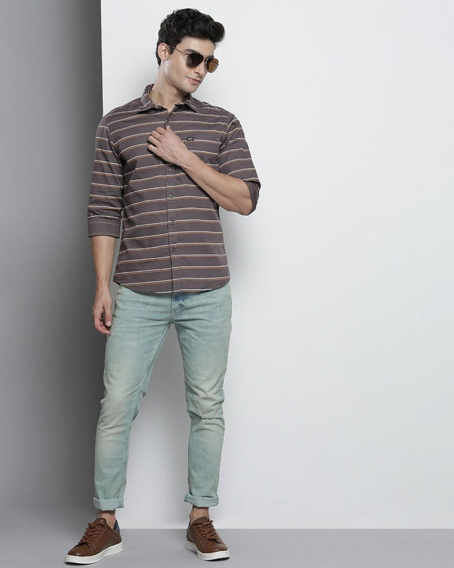 THE INDIAN GARAGE CO Washed Mid-Rise Slim Fit Jeans - MALL