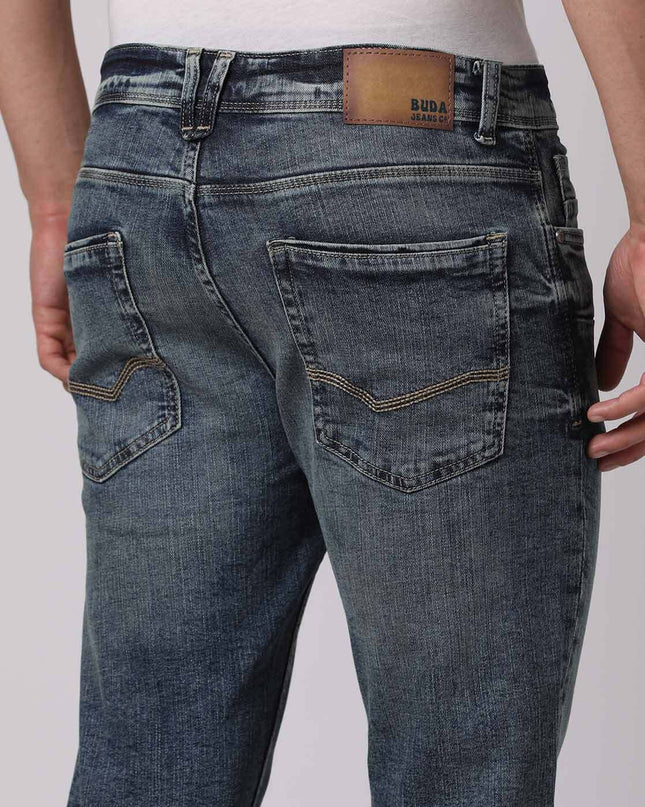 BUDA JEANS CO Heavily Washed Skinny Fit Jeans - MALL