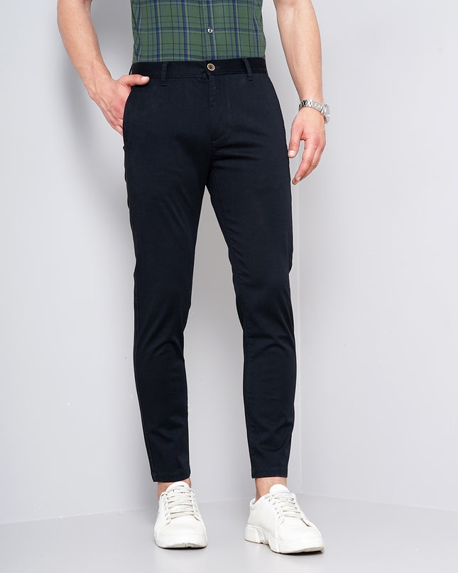 BRITISH CLUB Slim Fit Flat-Front Trousers - MALL