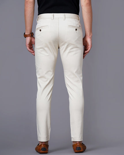 BRITISH CLUB Slim Fit Flat-Front Trousers - MALL