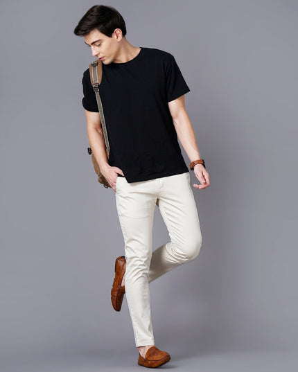 BRITISH CLUB Slim Fit Flat-Front Trousers - MALL