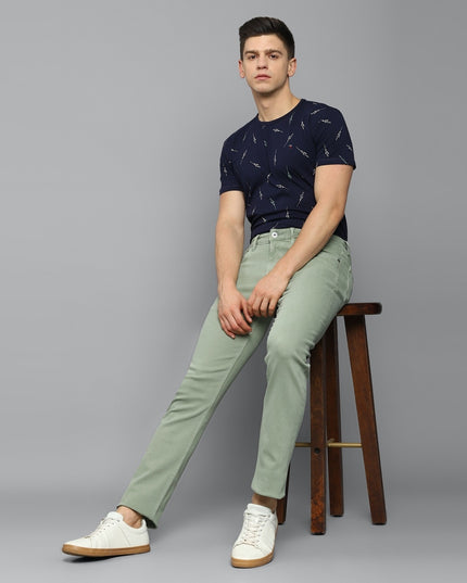 LOUIS PHILIPPE Lightly Washed Slim Fit Jeans - MALL