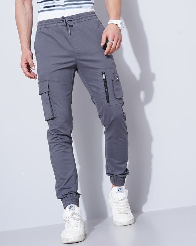 BRITISH CLUB Men Cargo Jogger Pants with Drawstring Waist - MALL