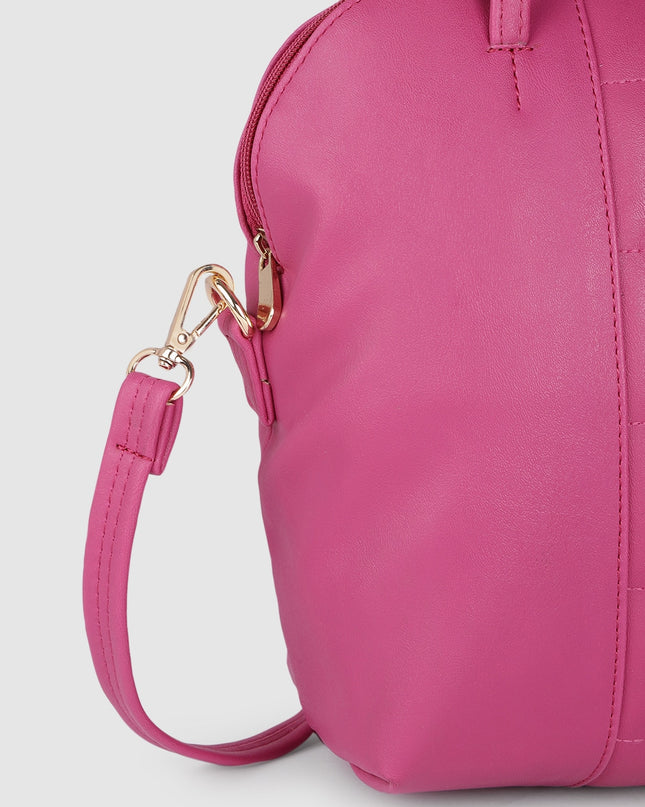 Baggit Pink Structured Handheld Bag - MALL