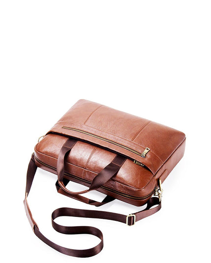 CONTACTS Men Tan Messenger Bag - MALL