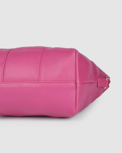 Baggit Pink Structured Handheld Bag - MALL