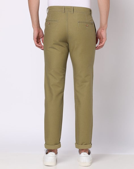 NETPLAY Men Tapered Fit Trousers with Slip Pockets - MALL