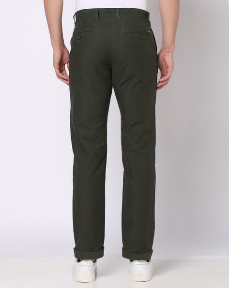 NETPLAY Men Tapered Fit Trousers with Slip Pockets - MALL