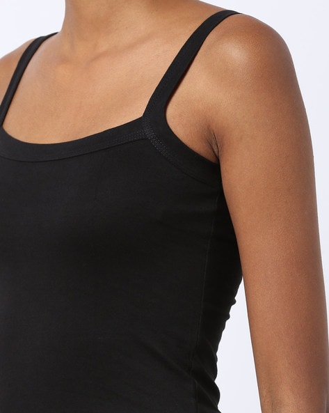 LEADING LADY Black Scoop-Neck Camisole - MALL