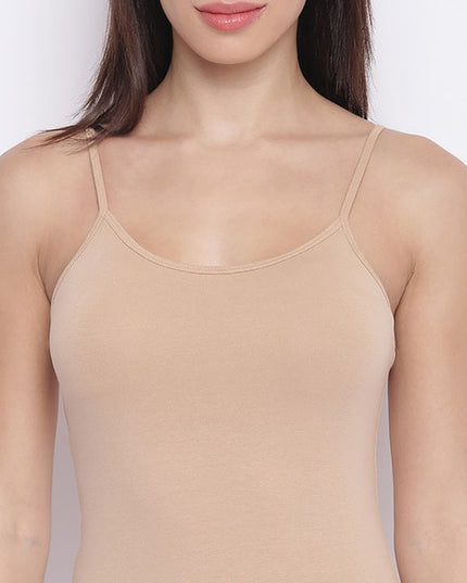 ENAMOR Nude Camisole with Adjustable Spaghetti Straps - MALL