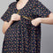 Floral Print Maternity Nighti - MALL